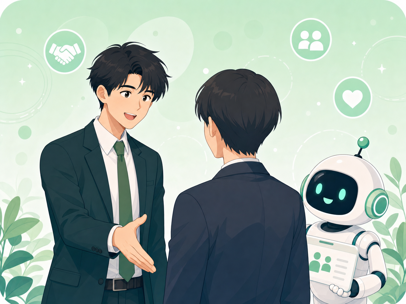 採用・協業パートナー募集のイラスト
